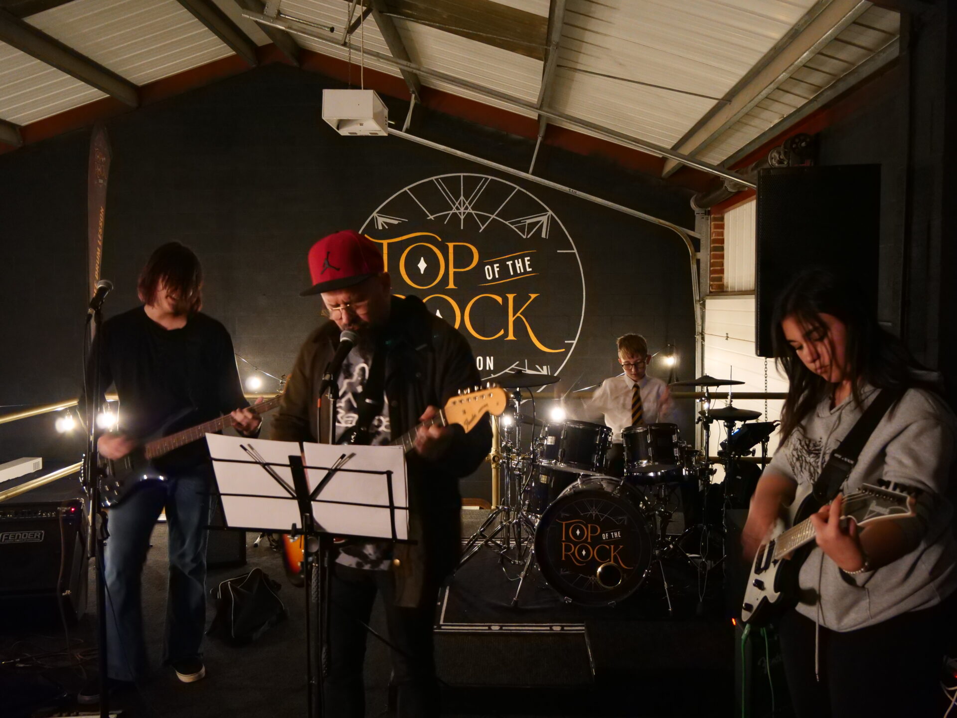 top of the rock band workshop
