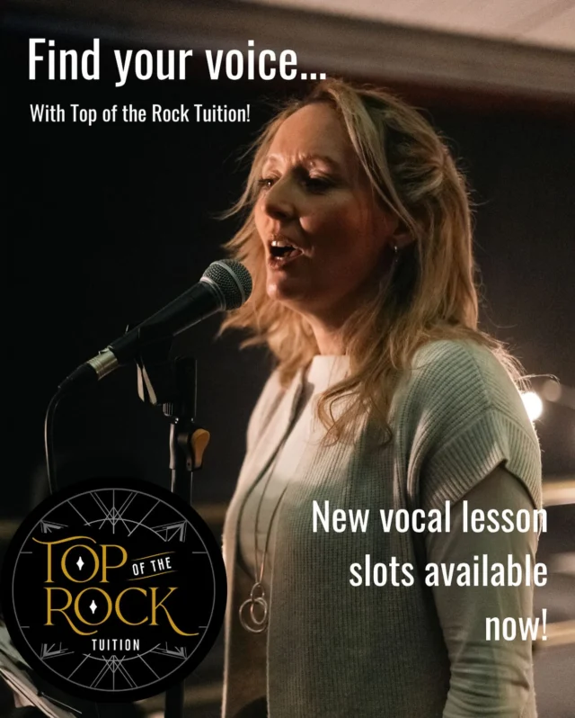 Find your voice with Top of the Rock Tuition 🎤

At Top of the Rock, our teachers do more than just teach singing - they bring out the best in you and your voice… 

Whether you’re a complete beginner or a seasoned performer, our vocal coaches will help you master technique, build confidence and develop your own unique sound ✨

From powerful breathing and pitch control to emotional expression and stage presence, every lesson is toiled to your goals and styles. With our support, you’ll sing stronger, perform with confidence, and truly find your voice. 

Book your FREE first vocal lesson now, via our website 🫶🏻