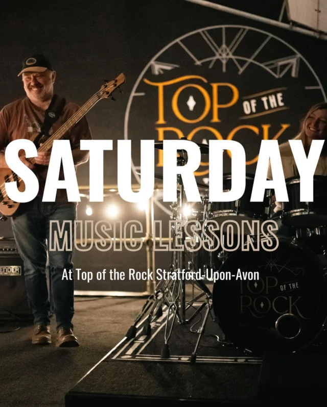 Yes, that’s right - we are officially opening our doors for Saturday lessons🤘🏻 

Due to popular demand, we are now opening our doors at our #stratforduponavon site on Saturdays for weekly lessons in ALL instruments! 

If you’d like to reserve your Saturday slot, then please get in touch asap 📞 these spaces will no doubt fill up fast so get in touch today to reserve your slot ✨