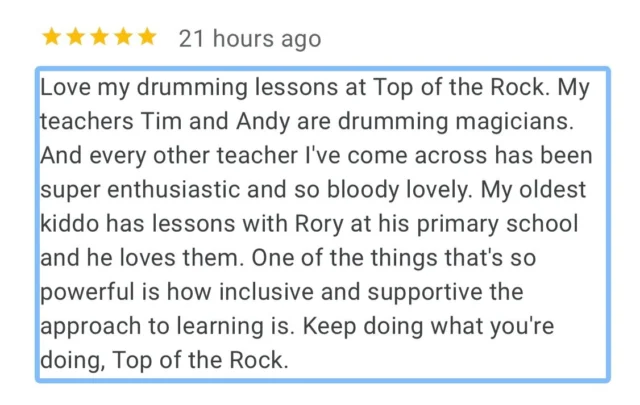 We’re not crying, you are 🥹

Receiving reviews like this is a constant reminder to keep pushing the boundaries, keep creating the opportunities and to keep on doing what we’re doing at our studios and schools across the country! 

If you have the time, please leave us a review on Google for either our Warwick, Stratford-upon-Avon or our Leeds site. We’d really appreciate it…

Forever grateful 🙏🏻