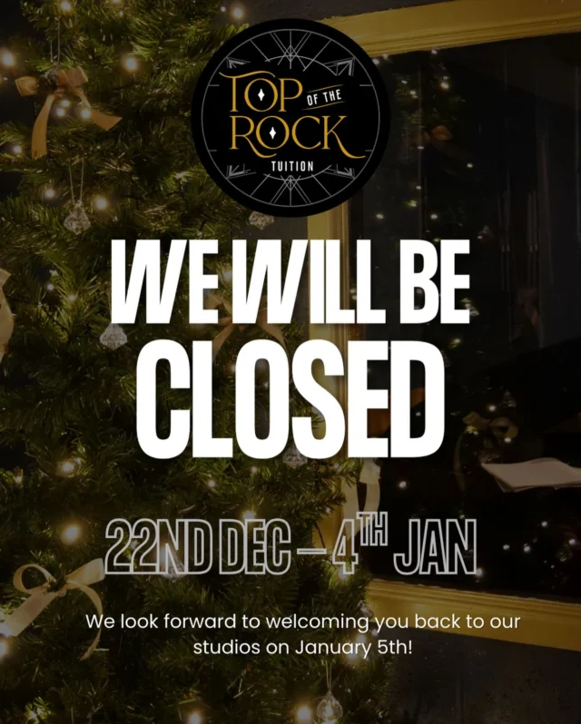 Just a little reminder that this is the last week of lessons at our studios before our teachers take a very well deserved 2 week break over the festive period 🎄🥃 

If you have ordered merch, you can find it gift wrapped and ready to collect at your studio, just in time for Christmas! 

2026, we are so ready for ya…